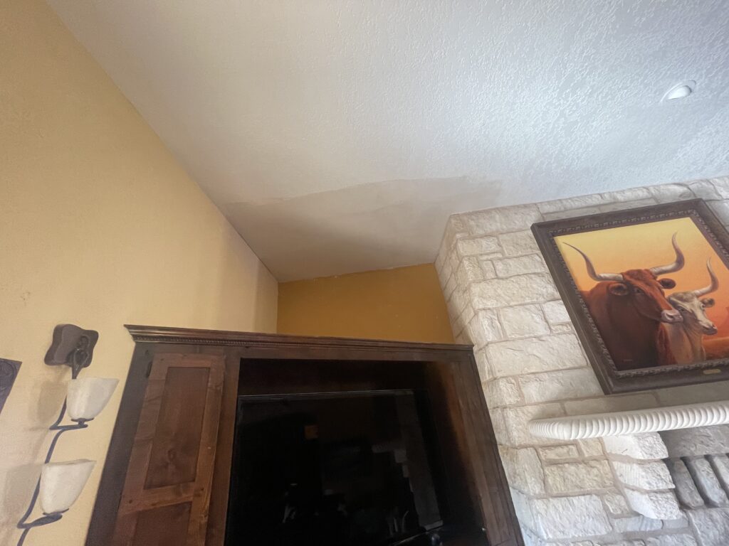 Chimney flashing replacement on standing seam metal roof – East Texas