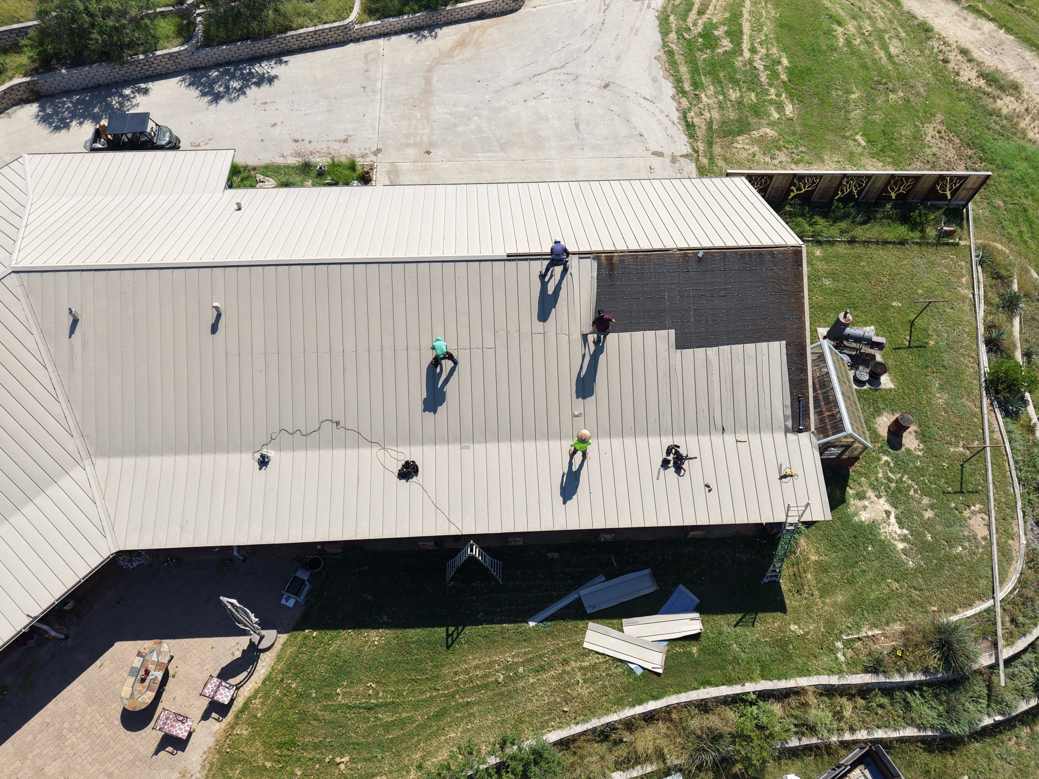 Energy-efficient Kynar-coated metal roof in Dallas–Fort Worth