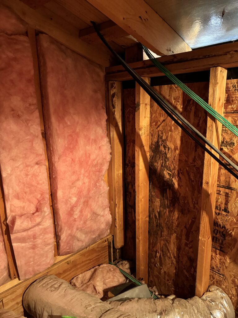 Interior attic inspection for signs of past leaks in Dallas, TX